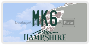 MK6 license plate in New Hampshire