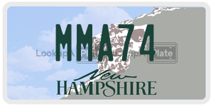 MMA74  license plate in NH
