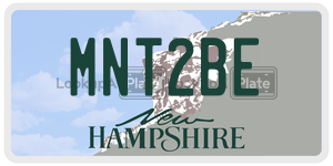 MNT2BE  license plate in NH