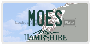 MOES  license plate in NH