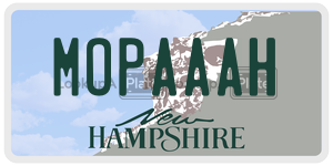 MOPAAAH  license plate in NH