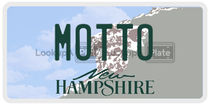 MOTTO  license plate in NH