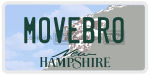 MOVEBRO  license plate in NH