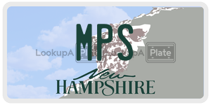 MPS  license plate in NH
