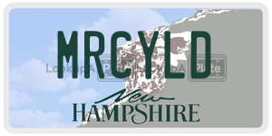 MRCYLD  license plate in NH