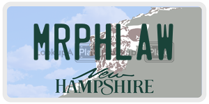 MRPHLAW  license plate in NH