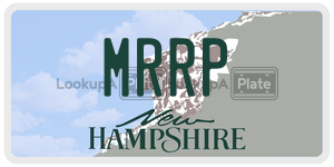 MRRP  license plate in NH