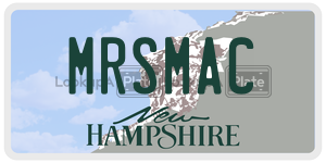 MRSMAC  license plate in NH