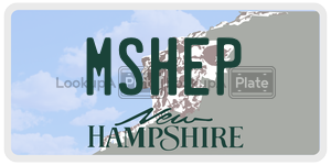 MSHEP  license plate in NH