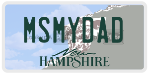 MSMYDAD  license plate in NH