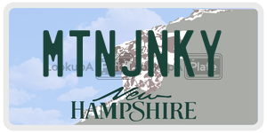 MTNJNKY  license plate in NH
