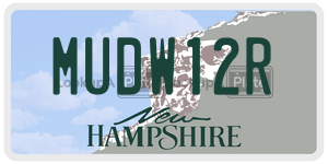MUDW12R  license plate in NH