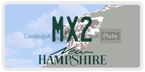 MX2  license plate in NH