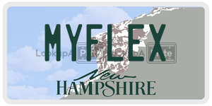MYFLEX  license plate in NH