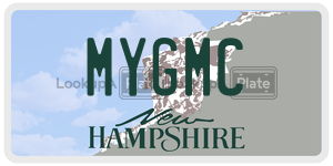 MYGMC  license plate in NH