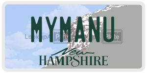 MYMANU  license plate in NH