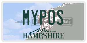 MYPOS  license plate in NH