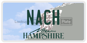 NACH  license plate in NH