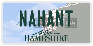 NAHANT  license plate in NH