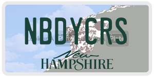 NBDYCRS  license plate in NH