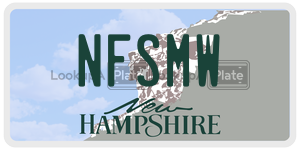 NFSMW  license plate in NH