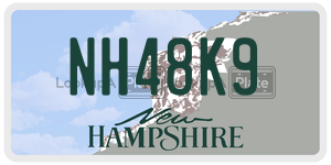 NH48K9  license plate in NH