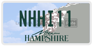 NHHI11  license plate in NH
