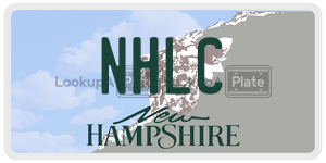 NHLC  license plate in NH