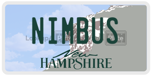 NIMBUS  license plate in NH
