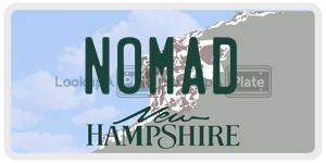 NOMAD  license plate in NH