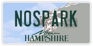 NOSPARK  license plate in NH