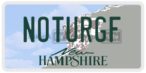 NOTURGF  license plate in NH