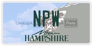 NPW  license plate in NH