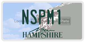 NSPM1  license plate in NH