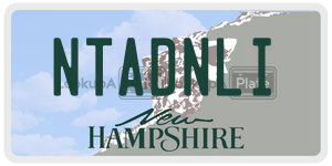 NTADNLI  license plate in NH