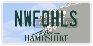 NWFDHLS  license plate in NH