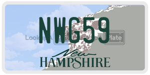 NWG59  license plate in NH