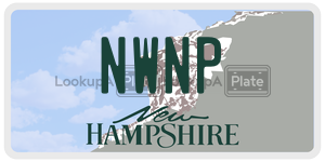 NWNP  license plate in NH