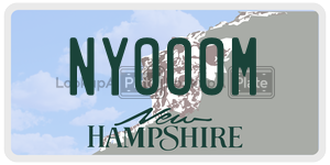 NYOOOM  license plate in NH