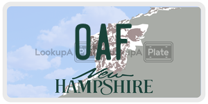 OAF  license plate in NH