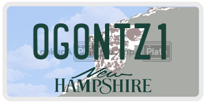 OGONTZ1  license plate in NH