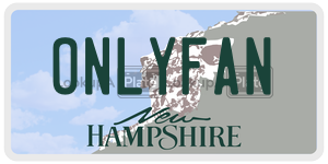 ONLYFAN  license plate in NH