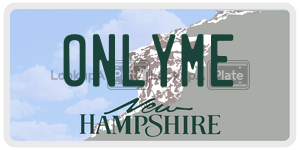 ONLYME  license plate in NH