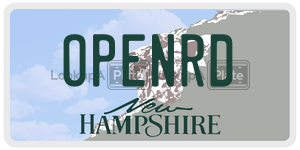 OPENRD  license plate in NH