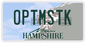 OPTMSTK  license plate in NH