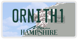 ORNITH1  license plate in NH
