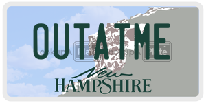 OUTATME  license plate in NH