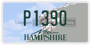 P1390  license plate in NH