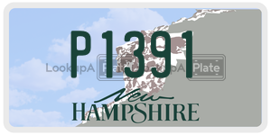P1391  license plate in NH