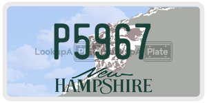P5967  license plate in NH